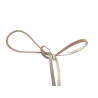 Liège cordon plat 3mm argenté x 1mètre