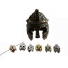 Heaume de chevalier 14X10mm cuivre