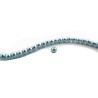 Verre nacré 4mm bleu ciel x 40