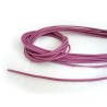 Cordon- cuir-Rose-2mm X 105 cm