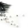 Perles à écraser 2mm argenté (1.2mm) x 100