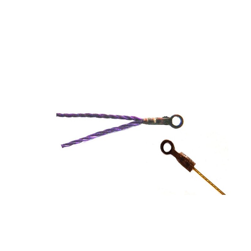 Pince lacet cuivre pour fil jusqu'à 1mm x 10