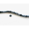 Agate dépolie 4mm Gris bleu X 20