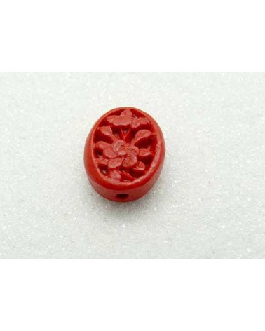 Ovale-cinabre-rouge-18x14mm X1 P12-1