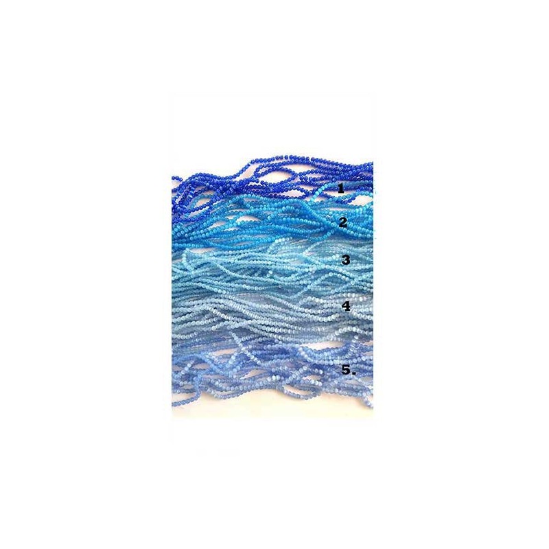 Oeil de chat 4mm ciel X 20