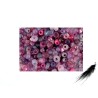 Rocaille 2,6mm mélange FLEURI rose x 10g
