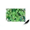 Rocaille 2,3mm mélange pomme verte x 10g