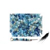 Rocaille 2,3mm mélange BLEU HORIZON x 10g