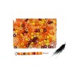 Rocaille 2,3mm mix jaune orange  x 10g