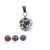 Bola de Grossesse ANKAA Violet 22mm en A rgent Sterling 925 avec son cordon réglable