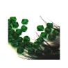 Toupies cristal 4mm Green Bottle  x 25