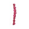 Mini tête de mort Howlite fuchsia 