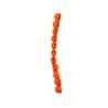 Mini tête de mort Howlite orange x 2