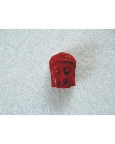 Bouddha-imitation-cinabre-Rouge-23 x 18mm