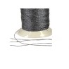 Fil métallisé argenté noir  X 3 mètres