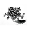Perles à écraser 2mm noir anthracite