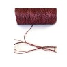 Fil métallisé prune X 3 mètres