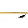 Chaîne fine maille gourmette 1.9mm doré au mètre