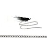 Chaîne  Noir gun métal  3 x 4 x 0.8mm x 1 Mètre