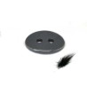Hématite Bouton connecteur 14x10 noir X1