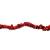 Pépites corail rouge 6-9mm x10cm