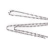 Chaîne collier boule inox 60cm