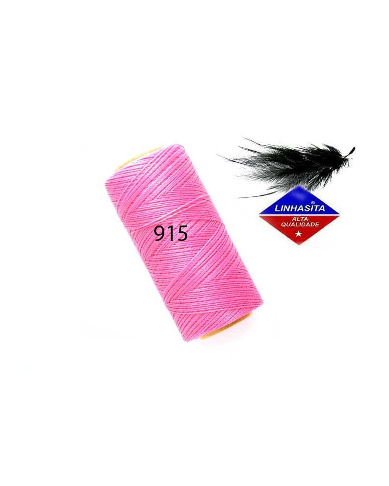 Fil ciré 0.5MM Linhasita Pink (915) X 5M