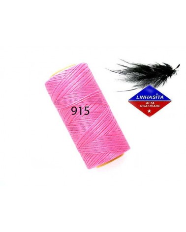 Fil ciré 0.5MM Linhasita Pink (915) X 5M