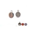 Breloque médaillon acier inox pour cabochon 10mm X1