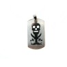 Pendentif squelette de pirate 36mm inox x1