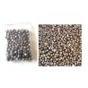 Rocaille 4mm gris métallisé 15gr
