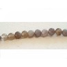 Agate lisse 8mm Gris  X 10