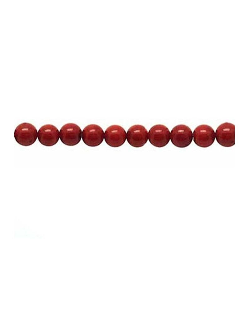 corail rouge 4.5mm x 20 perles