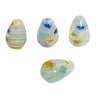 Goutte Millefiori 12x8 mm pastel X 1
