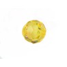 Boule facettée 20mm Acrylique Jaune X1