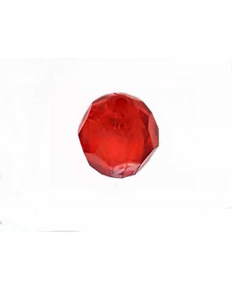 Boule facettée 20mm Acrylique Rouge X1