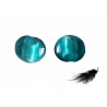 lentille 15mm turquoise vert