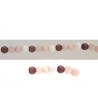 Ronde Oeil de chat 4mm Mix Rose X 20