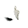 Pendentif charm AILE en  Argent sterling 925  7x16,5mm