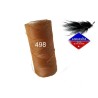 Fil ciré 0.5MM Linhasita Camel Brown (498) X 5M