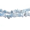 Aigue-marine pépites 8mm X 10cm