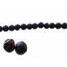 Pierre de lave 4mm Noir X 20