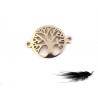 Intercalaire Arbre de Vie 16x21mm inox  X 1