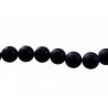 Agate Noires Mat 8mm x 10
