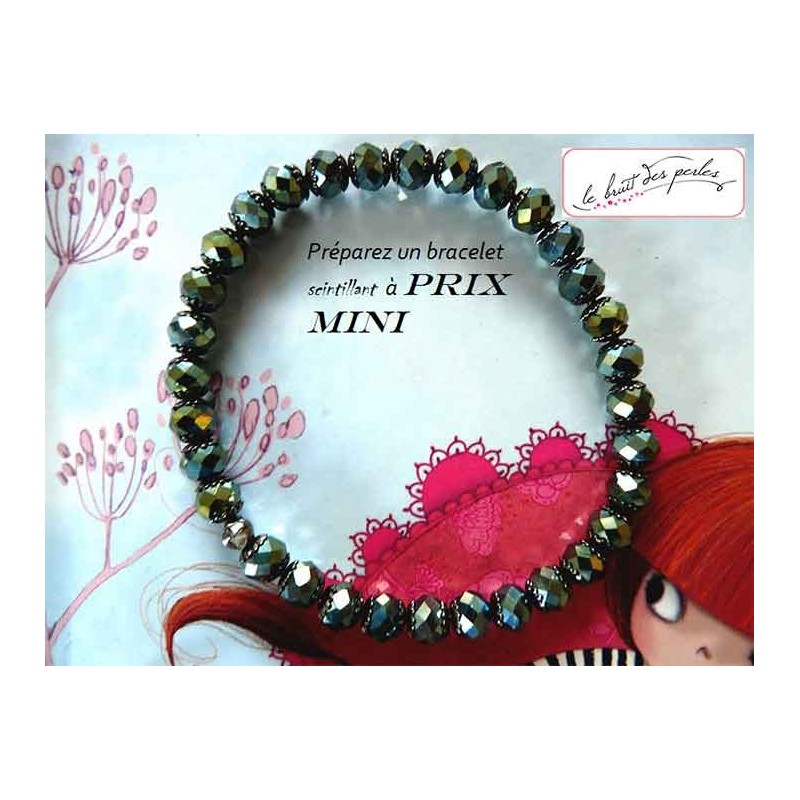 ABACUS 4x6mm Bleu vert AB x 20 ou par 1 rang