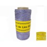Fil de Lin ciré 0,7mm Lilas N°14 pour bijoux micro macramé X 5M