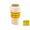 Fil de Lin ciré 0,7mm Blanc N°1 pour bijoux micro macramé X 5M