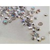 Facettes de Bohême 4mm crystal silver rainbow x 50