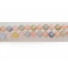 Morganite-Béryl 8mm mélange x 5