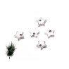 Breloque Etoile 6mm inox X1